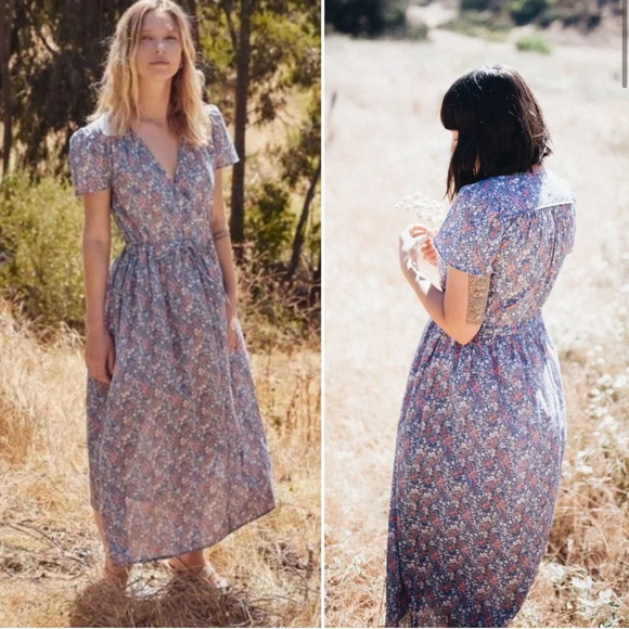 Christy Dawn Dresses & Skirts - Madewell x Christy Dawn Midi Dress in Floral Garden